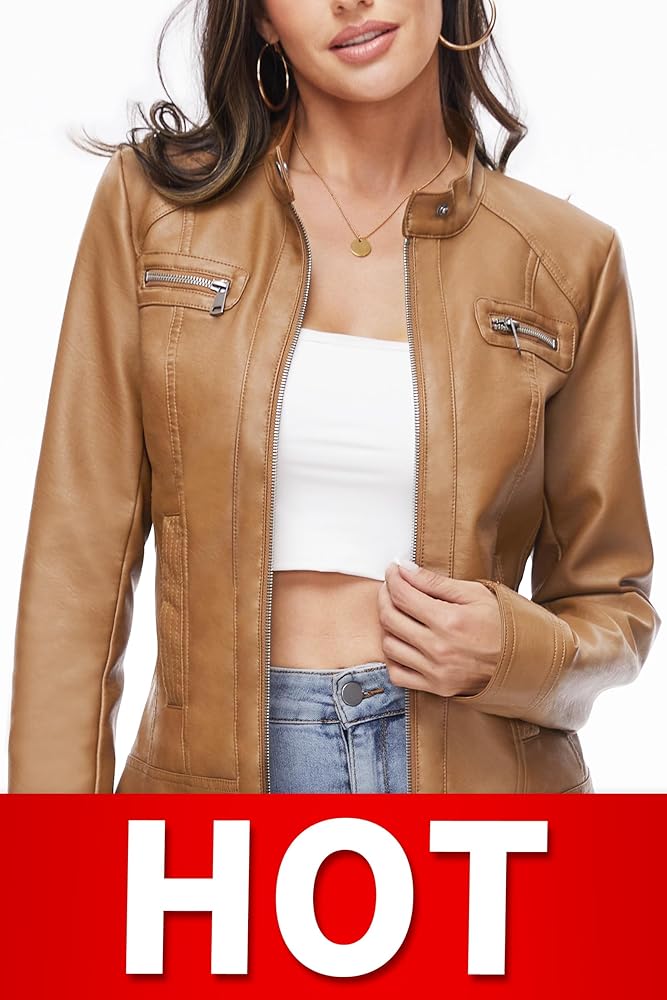 ジャケット・アウター Little suzie Vegan Leather Belted Jacket ジャケット・アウター Little suzie Vegan Leather Belted Jacket
